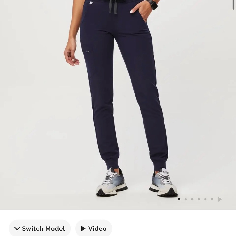 Figs Zamora Navy Jogger Scrub Pants XS